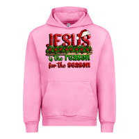 Fuchsia Pink jesus is the reason for the season Urban Hoodie - CowGirlArtShop