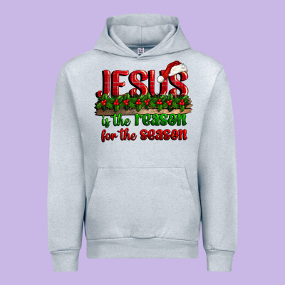 Jesus Is The Reason For The Season Urban Hoodie Designed By Cowgirlartshop