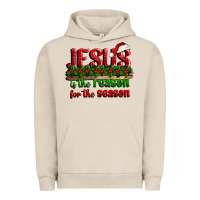 Pigment French Oak jesus is the reason for the season Urban Hoodie - CowGirlArtShop