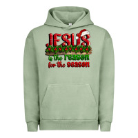 Pigment Oil Green jesus is the reason for the season Urban Hoodie - CowGirlArtShop