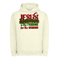 Pigment Pistachio jesus is the reason for the season Urban Hoodie - CowGirlArtShop