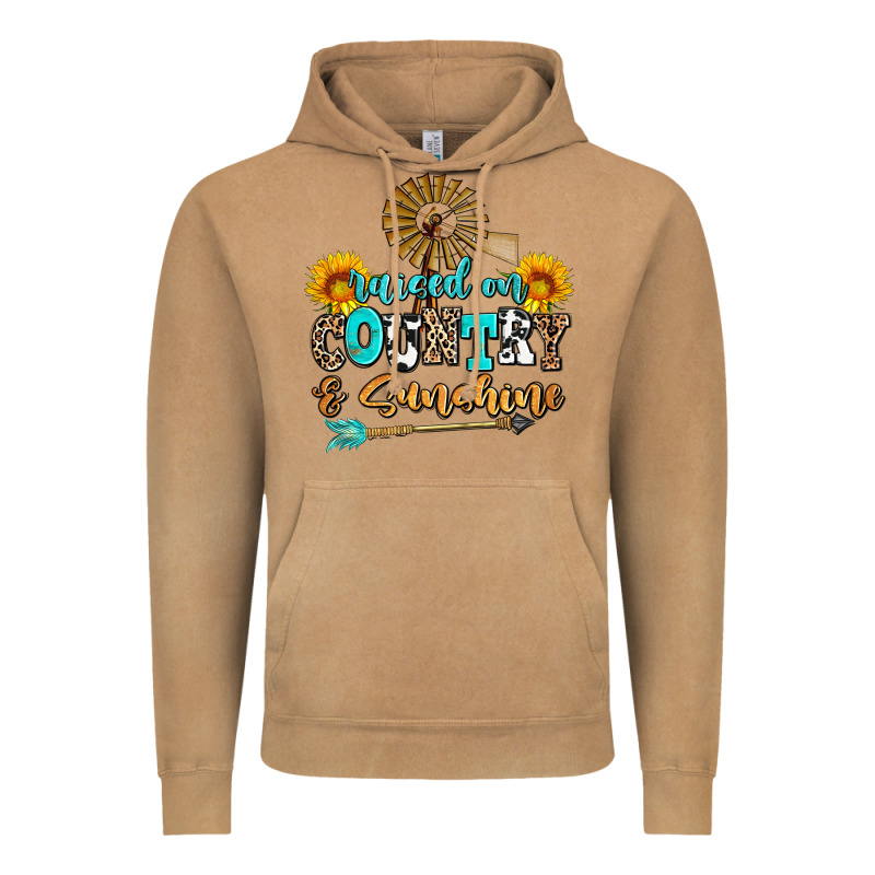 Raised On Country And Sunshine Vintage Hoodie by AdoDesignShop | Teevron