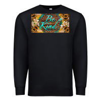 Black be kind bees license plate Premium Sweatshirt - Artiststas