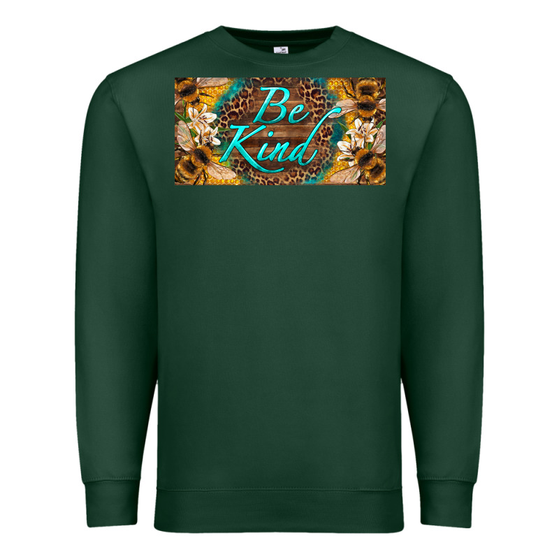 Be Kind Bees License Plate Premium Sweatshirt by Artiststas | Teevron
