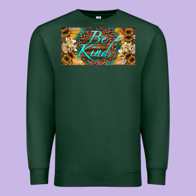 Be Kind Bees License Plate Premium Sweatshirt Designed By Artiststas