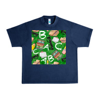 Navy english class seamless pattern Urban Heavy Tee - BundleAndBundleShop