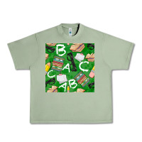 Oil Green english class seamless pattern Urban Heavy Tee - BundleAndBundleShop