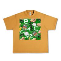 Peanut Butter english class seamless pattern Urban Heavy Tee - BundleAndBundleShop