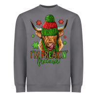 Storm i'm freakin freezin christmas long haired cow Heavyweight Sweatshirt - Jasminsmagicworld