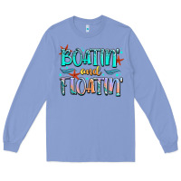 Colony Blue boatin' and floatin' Long Sleeve Tee - JahusDesignShop