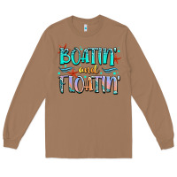 Toasted Coconut boatin' and floatin' Long Sleeve Tee - JahusDesignShop
