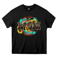 Black western mom Heavy Core Tee - Zillion Design Studio