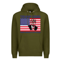 Army Green Trump 2020 Make Liberals cry Again Premium Hoodie - Bettercallsaul