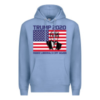 Colony Blue Trump 2020 Make Liberals cry Again Premium Hoodie - Bettercallsaul