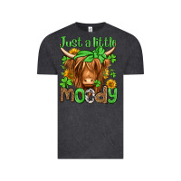 Vintage Black just a little moody st patricks day Vintage Tee - Jasminsmagicworld