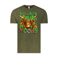 Vintage Olive just a little moody st patricks day Vintage Tee - Jasminsmagicworld