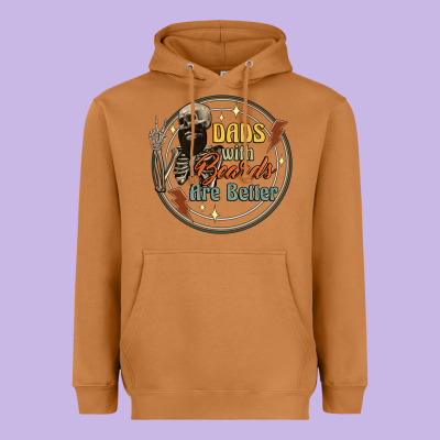 Dads With Beards Are Better Heavyweight Hoodie Designed By Artiststas