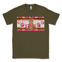 Army Green pink camouflage egg hunter bunny   license plate Classic Tee - BarkalooDesign