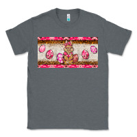 Charcoal Heather pink camouflage egg hunter bunny   license plate Classic Tee - BarkalooDesign