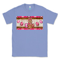 Colony Blue pink camouflage egg hunter bunny   license plate Classic Tee - BarkalooDesign