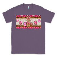Lavender pink camouflage egg hunter bunny   license plate Classic Tee - BarkalooDesign