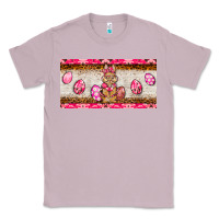 Lilac pink camouflage egg hunter bunny   license plate Classic Tee - BarkalooDesign