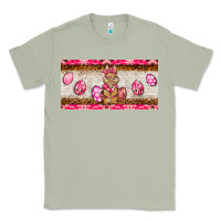 Matcha pink camouflage egg hunter bunny   license plate Classic Tee - BarkalooDesign