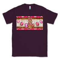 Plum pink camouflage egg hunter bunny   license plate Classic Tee - BarkalooDesign