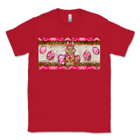 Red pink camouflage egg hunter bunny   license plate Classic Tee - BarkalooDesign