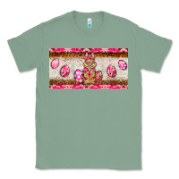 Sage pink camouflage egg hunter bunny   license plate Classic Tee - BarkalooDesign