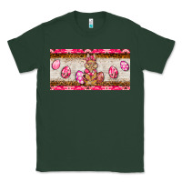Sports Green pink camouflage egg hunter bunny   license plate Classic Tee - BarkalooDesign