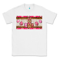 White pink camouflage egg hunter bunny   license plate Classic Tee - BarkalooDesign