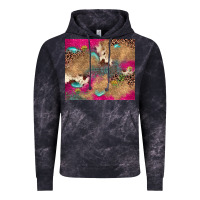 Cloud Black pink glitter leopard sunflower gemstone Vintage Hoodie - JahusDesignShop