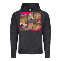 Vintage Arctic pink glitter leopard sunflower gemstone Vintage Hoodie - JahusDesignShop