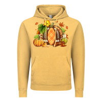 Vintage Mustard Fall American Football Vintage Hoodie - RanaPortraitStore