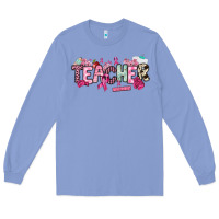 Colony Blue cancer awareness teacher Long Sleeve Tee - NancyCooperArtShop