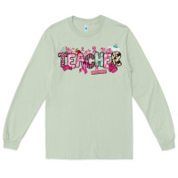 Matcha cancer awareness teacher Long Sleeve Tee - NancyCooperArtShop