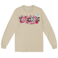 Mushroom cancer awareness teacher Long Sleeve Tee - NancyCooperArtShop