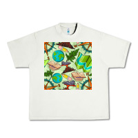 Pistachio geography class seamless pattern Urban Heavy Tee - BundleAndBundleShop