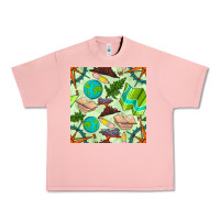 Salmon geography class seamless pattern Urban Heavy Tee - BundleAndBundleShop
