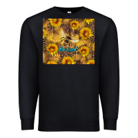 Black be kind bee and sunflowers Premium Sweatshirt - Artiststas
