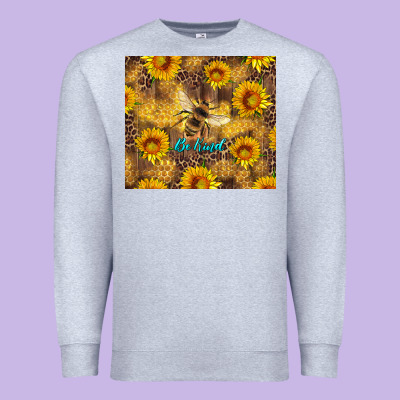 Be Kind Bee And Sunflowers Premium Sweatshirt Designed By Artiststas
