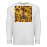 Oatmeal Heather be kind bee and sunflowers Premium Sweatshirt - Artiststas