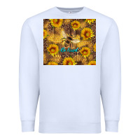 White be kind bee and sunflowers Premium Sweatshirt - Artiststas