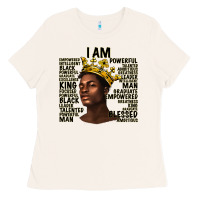 Bone afro man black king i am Ladies Tee - texasbilliewilder