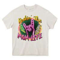 Cream rockin' the mom life Heavy Core Tee - Zillion Design Studio
