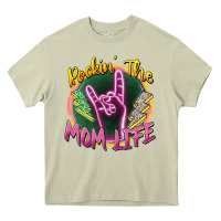 Mossy rockin' the mom life Heavy Core Tee - Zillion Design Studio