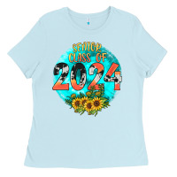 Baby Blue class of 2024 senior Ladies Tee - JahusDesignShop