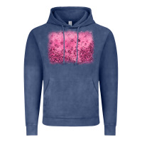 Vintage Denim pink glitter background Vintage Hoodie - JahusDesignShop