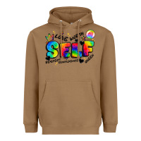 Toasted Coconut self love tie dye Heavyweight Hoodie - Artiststas